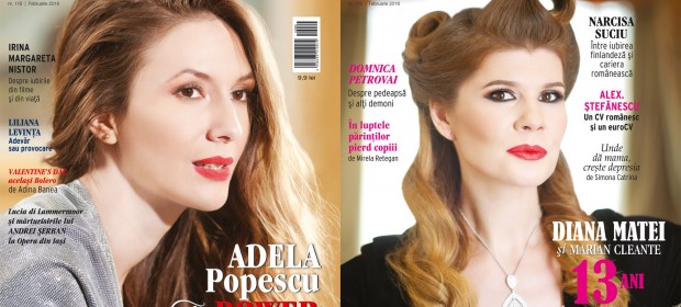 coperte RevistaTango Marea-Dragoste nr.116, cu: Adela Popescu si Diana Matei, februarie-2016