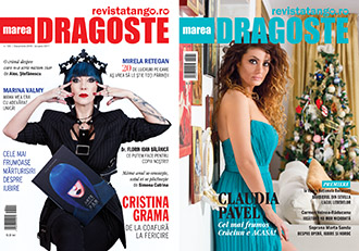 coperte Marea Dragoste-RevistaTango, nr. 125_decembrie 2016-ianuarie 2017_Cristina Grama_Claudia Pavel