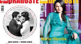 Anita Hartig (Mimi) si Teodor Ilincai (Rodolfo) in Boema; Maria Obretin pe copertele Marea Dragoste-revistatango.ro, nr. 127, martie 2017