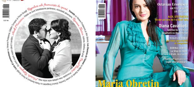 Anita Hartig (Mimi) si Teodor Ilincai (Rodolfo) in Boema; Maria Obretin pe copertele Marea Dragoste-revistatango.ro, nr. 127, martie 2017