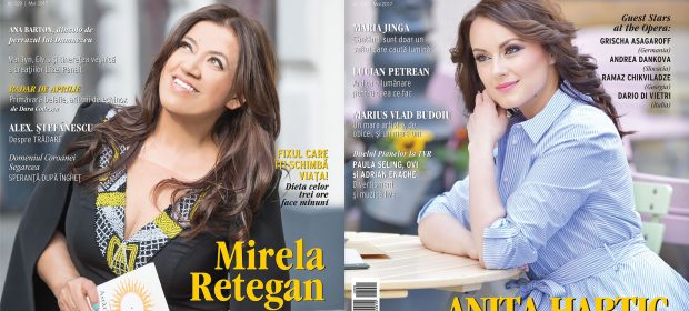 Anita Hartig si Mirela Retegan pe copertele Marea Dragoste-revistatango.ro, nr. 129, mai 2017