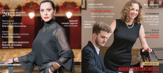 Beatrice Rancea, Marina Constantinescu si Luca Rusu pe copertele Marea Dragoste-revistatango.ro, nr. 136, februarie 2018