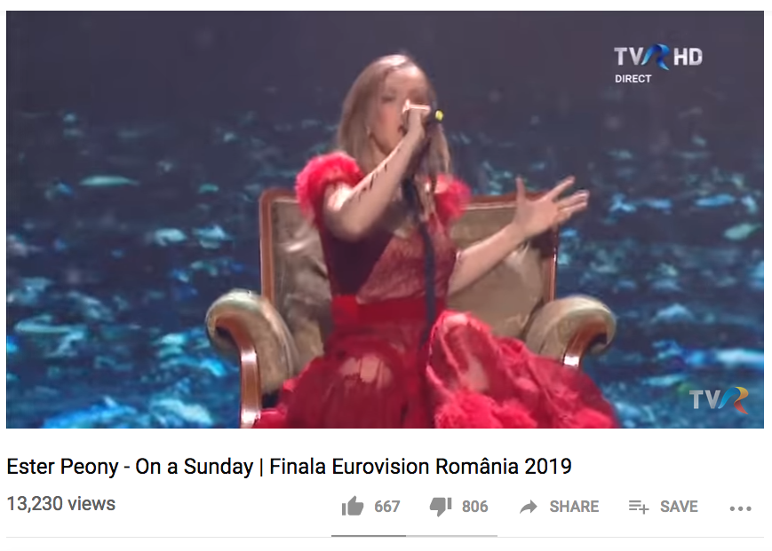 Quagmire implicit Comparison Piesa “On a Sunday”, cântată de Ester Peony, ne va reprezenta la Eurovision  2019. Mai multe Dislike-uri decât Like-uri – Marea Dragoste